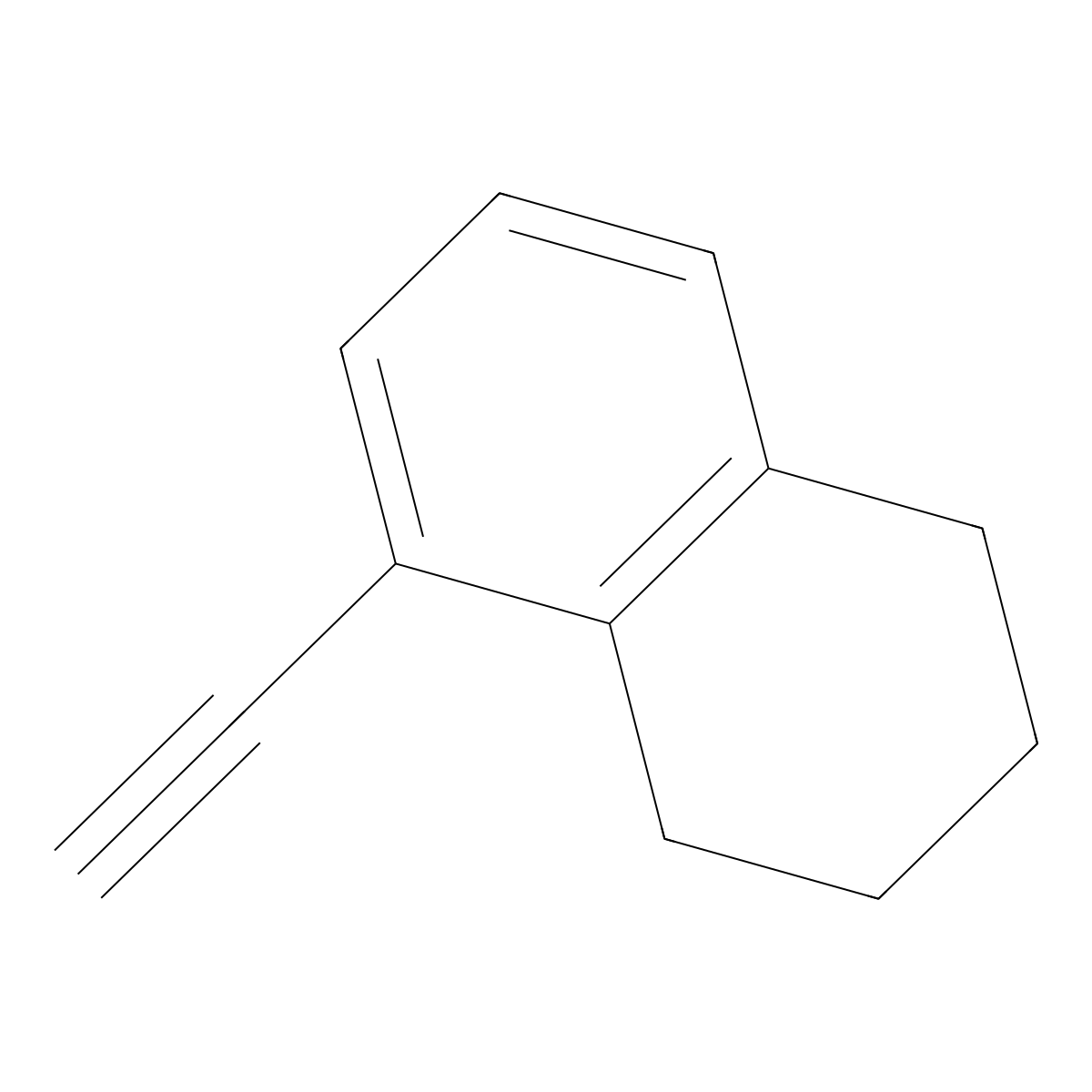 5-Ethynyl-1,2,3,4-tetrahydronaphthalene molecular structure, CAS 1343822-36-5