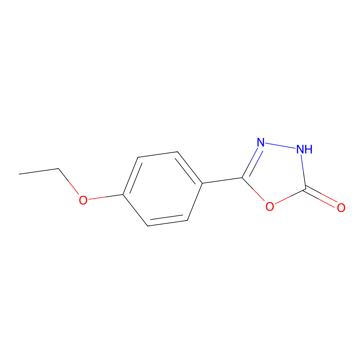5-(4-Ethoxyphenyl)-2,3-dihydro-1,3,4-oxadiazol-2-one molecular structure, CAS 1343824-88-3