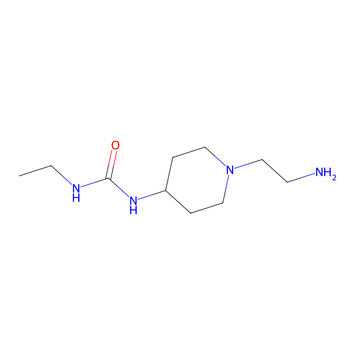 1-[1-(2-Aminoethyl)piperidin-4-yl]-3-ethylurea molecular structure, CAS 1343835-75-5