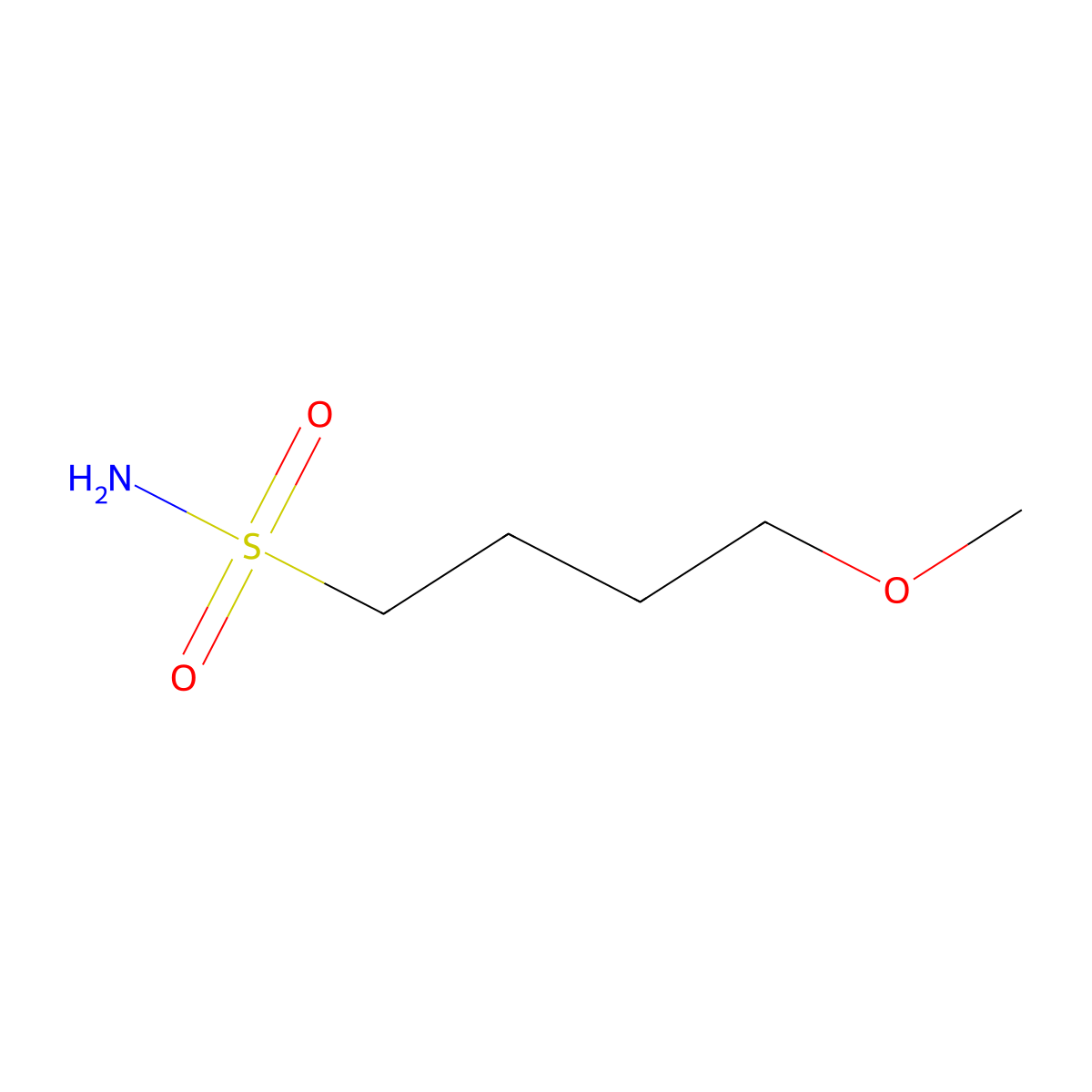 4-Methoxybutane-1-sulfonamide molecular structure, CAS 1343838-10-7