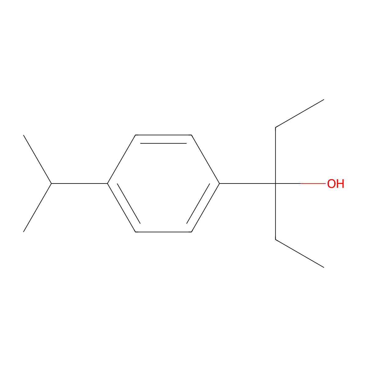 3-(4-iso-Propylphenyl)-3-pentanol molecular structure, CAS 1343856-15-4