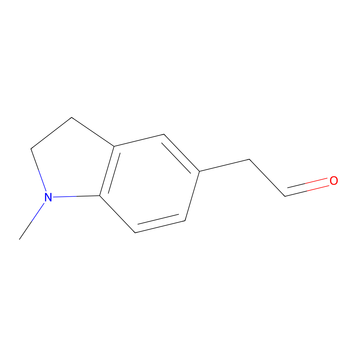 2-(1-Methylindolin-5-yl)acetaldehyde molecular structure, CAS 1343928-12-0