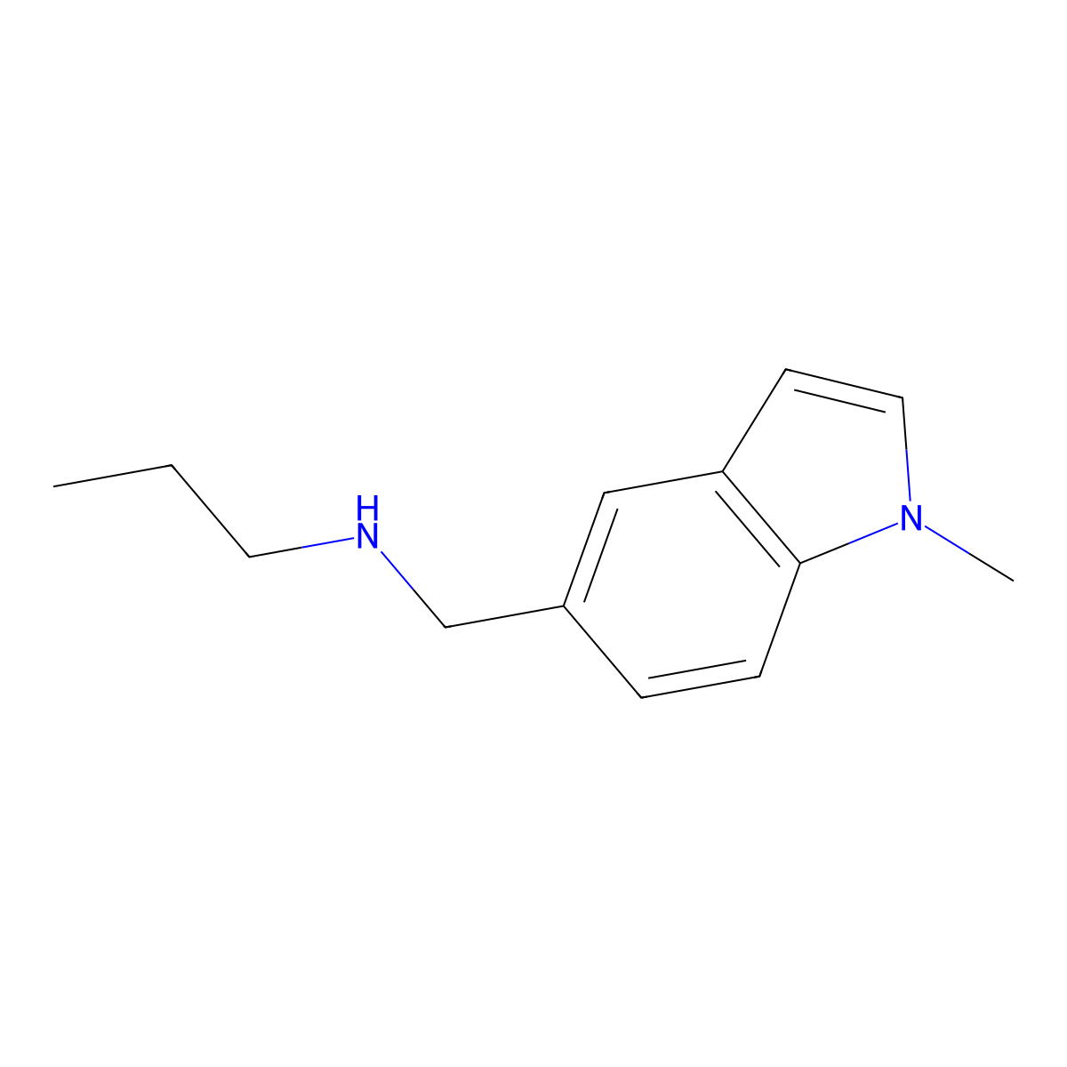 [(1-Methyl-1H-indol-5-yl)methyl](propyl)amine molecular structure, CAS 1343934-78-0