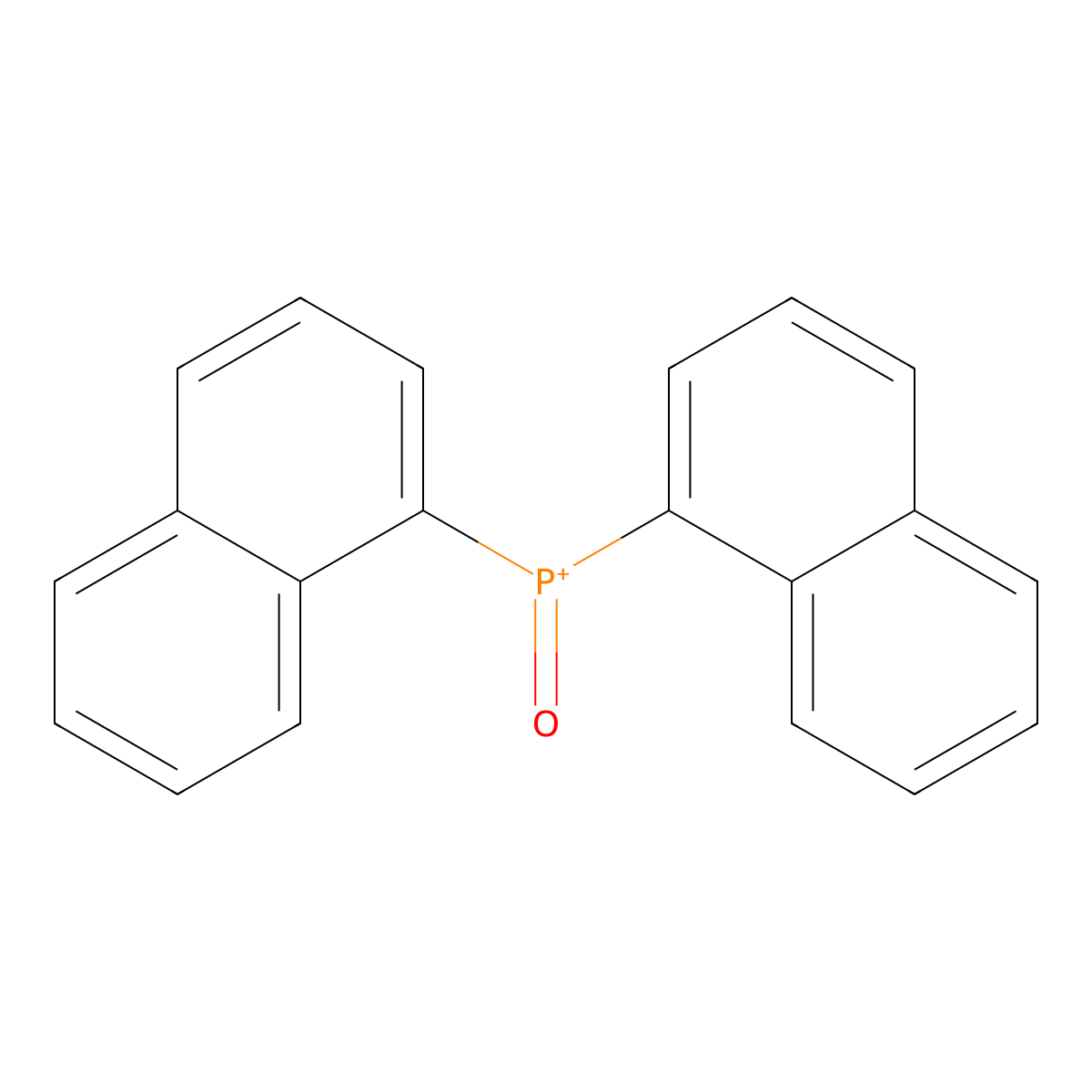 Di(naphthalen-1-yl)phosphine oxide molecular structure, CAS 13440-07-8