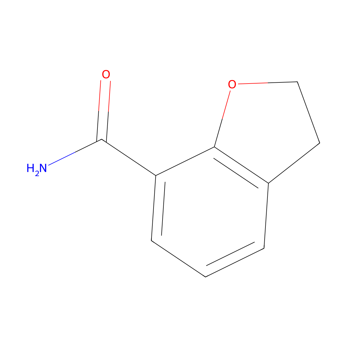 2,3-Dihydrobenzofuran-7-carboxamide molecular structure, CAS 134401-97-1