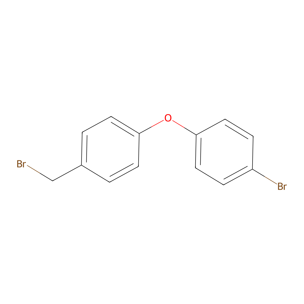1-Bromo-4-[4-(bromomethyl)phenoxy]benzene molecular structure, CAS 1344045-86-8