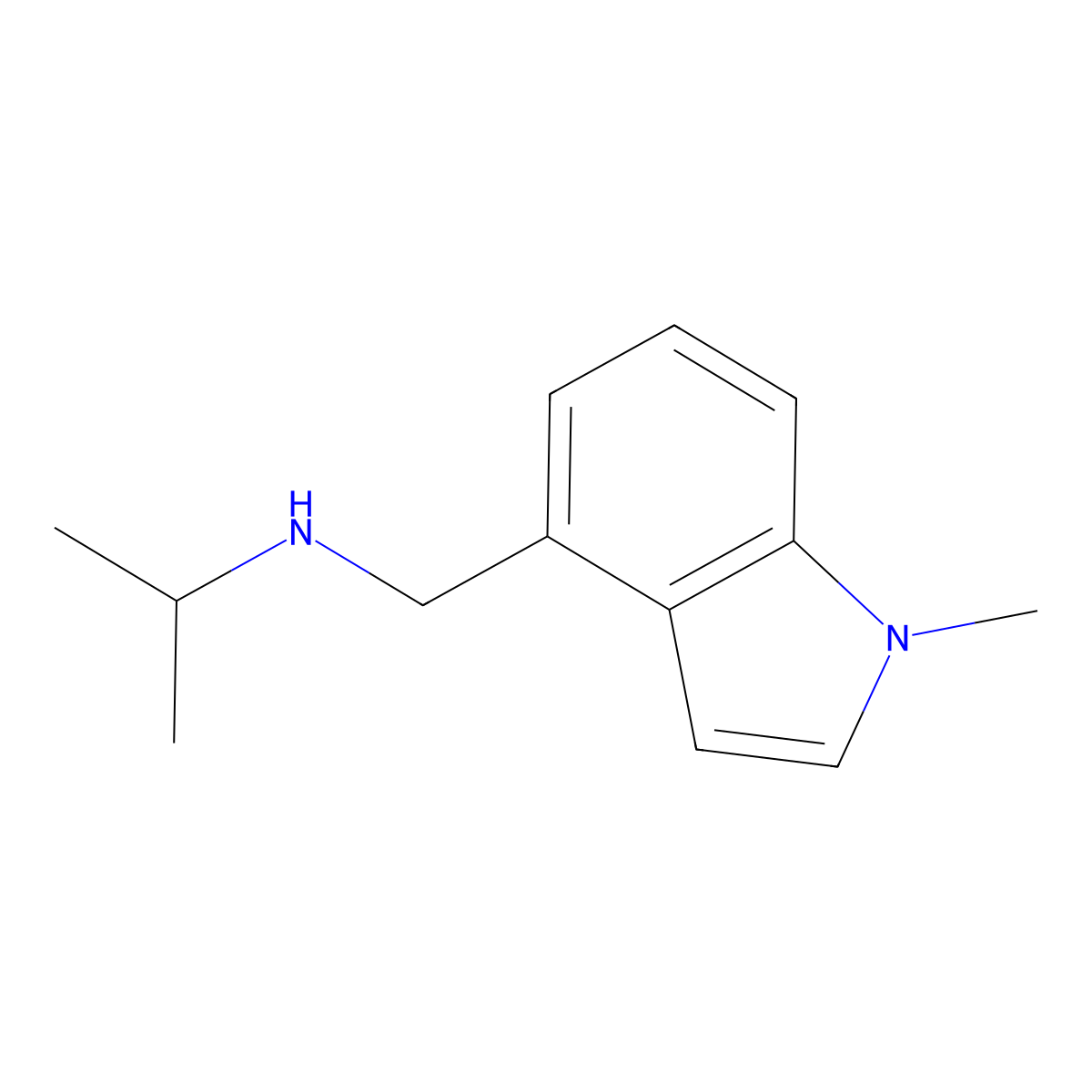 [(1-Methyl-1H-indol-4-yl)methyl](propan-2-yl)amine molecular structure, CAS 1344050-09-4