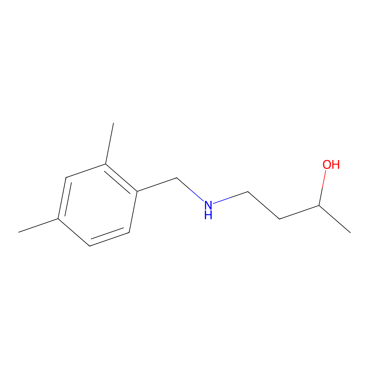 4-{[(2,4-Dimethylphenyl)methyl]amino}butan-2-ol molecular structure, CAS 1344055-25-9