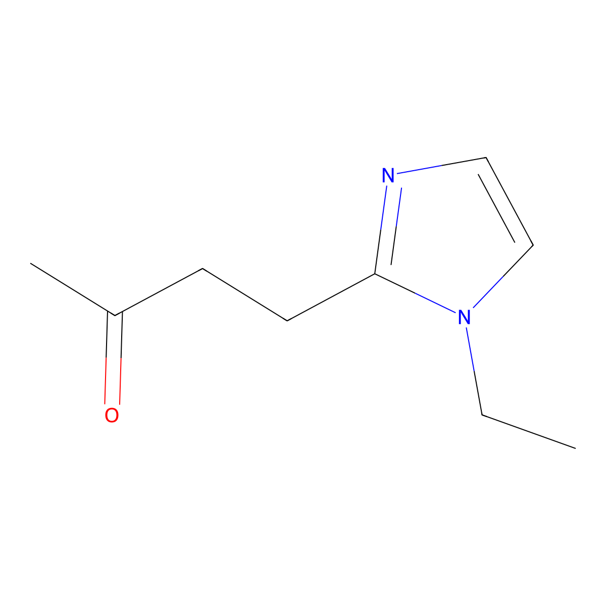 4-(1-Ethyl-1h-imidazol-2-yl)butan-2-one molecular structure, CAS 1344059-48-8
