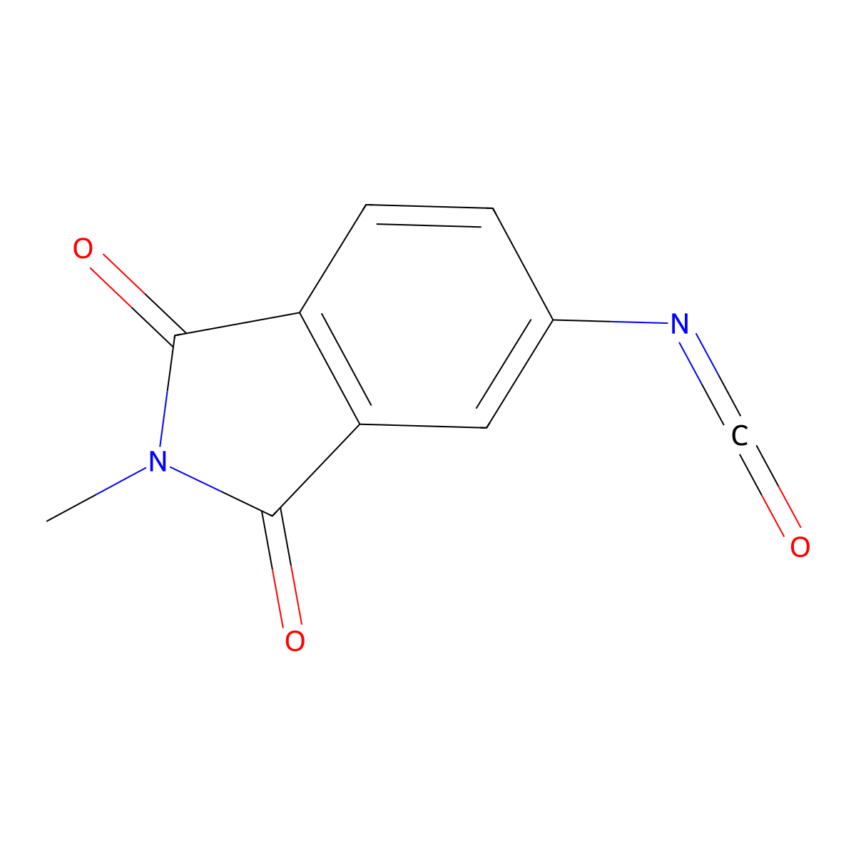 5-isocyanato-2-methyl-2,3-dihydro-1H-isoindole-1,3-dione molecular structure, CAS 1344079-05-5