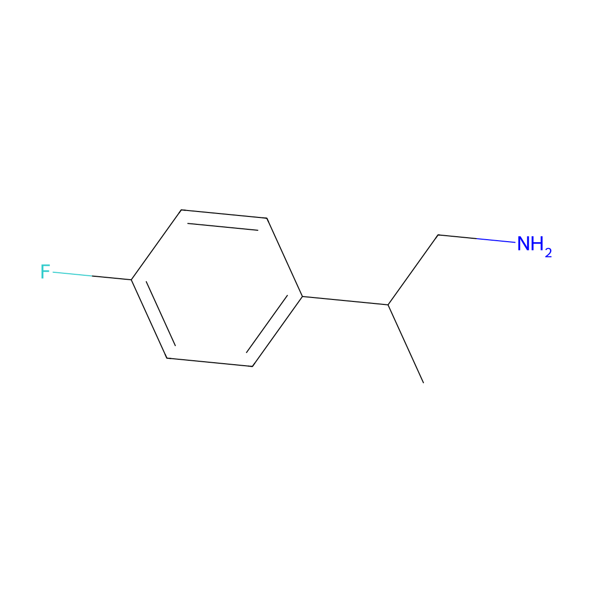 (2S)-2-(4-Fluorophenyl)propan-1-amine molecular structure, CAS 1344144-93-9