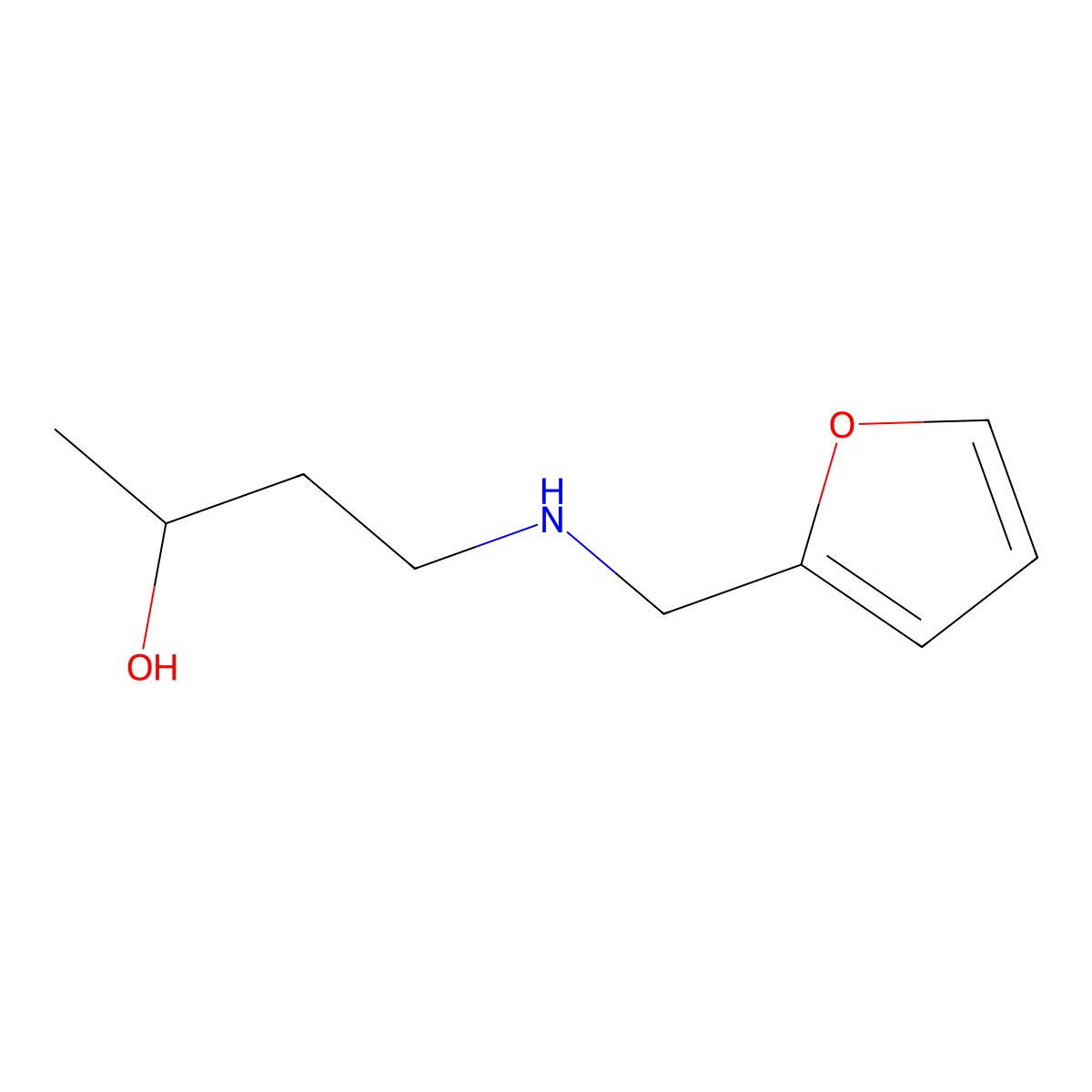 4-{[(Furan-2-yl)methyl]amino}butan-2-ol molecular structure, CAS 1344205-97-5