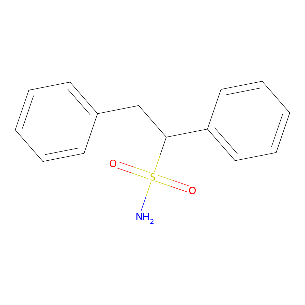 1,2-Diphenylethane-1-sulfonamide molecular structure, CAS 1344209-76-2