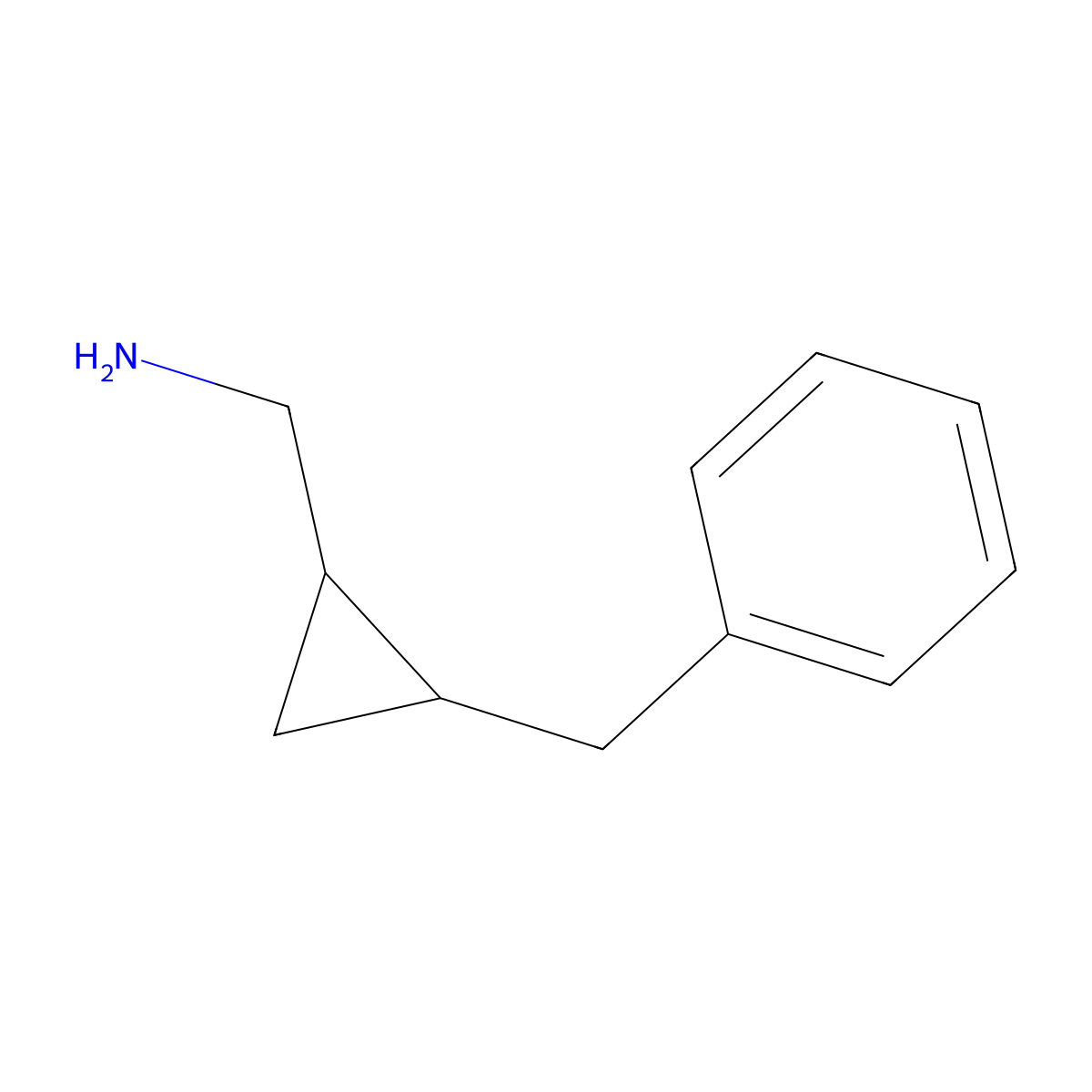 (2-Benzylcyclopropyl)methanamine molecular structure, CAS 1344234-12-3
