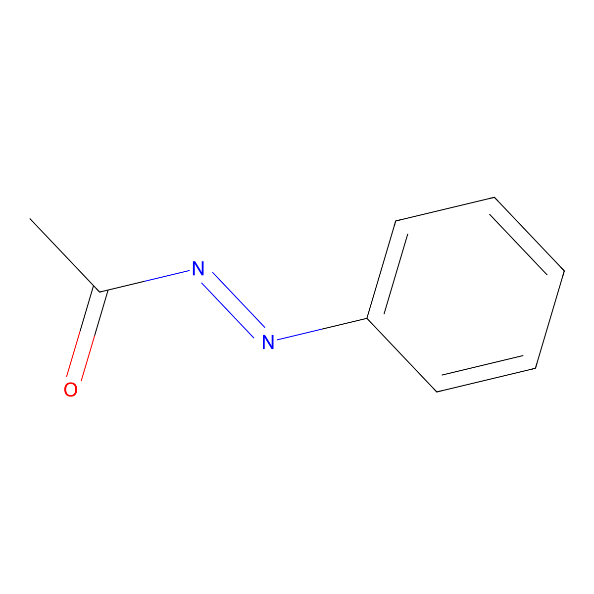1-Acetyl-2-phenyldiazene molecular structure, CAS 13443-97-5