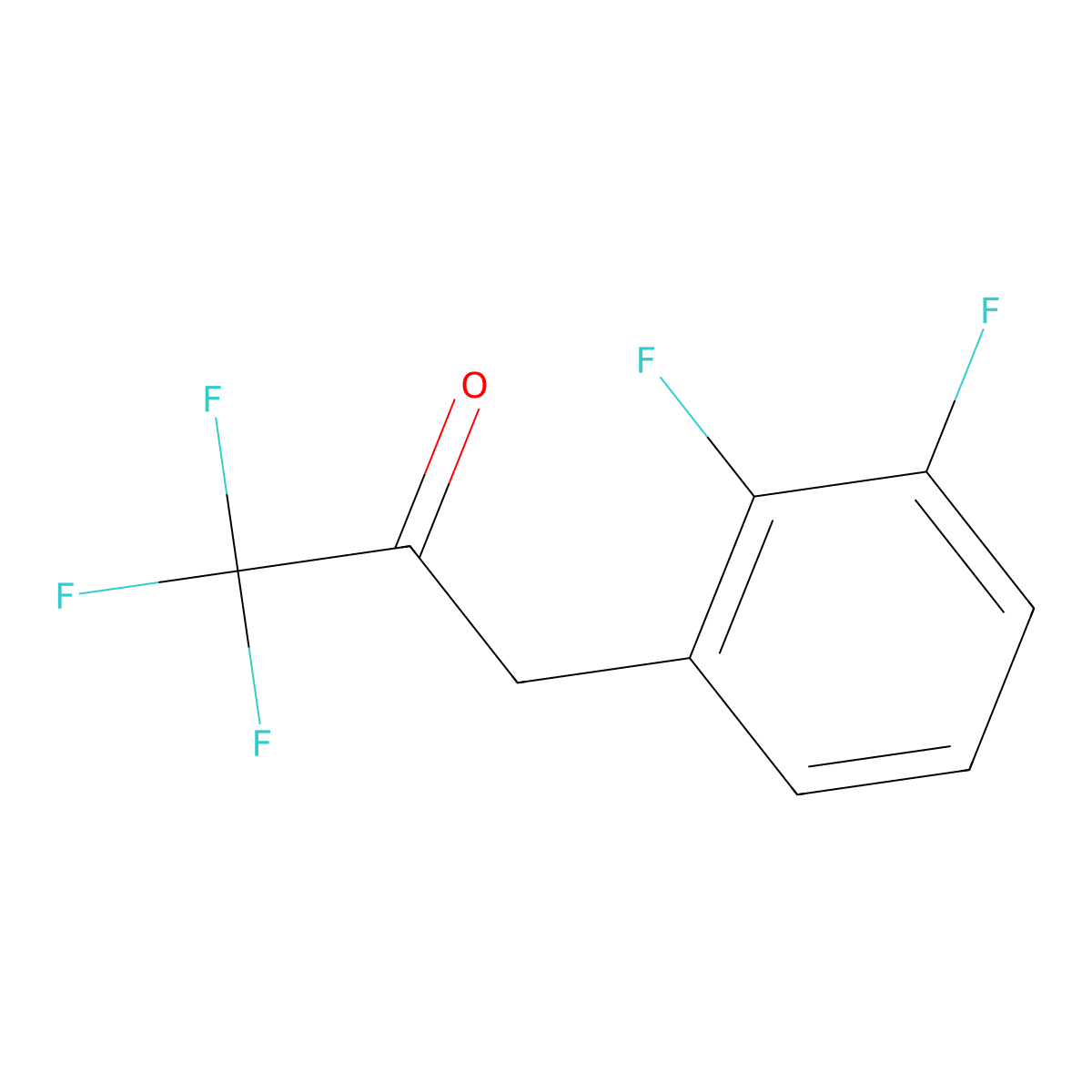 3-(2,3-Difluorophenyl)-1,1,1-trifluoropropan-2-one molecular structure, CAS 1344306-93-9