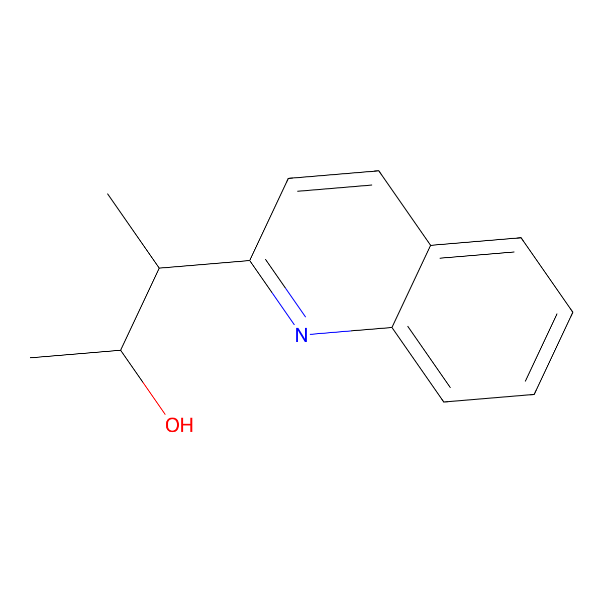 3-(Quinolin-2-yl)butan-2-ol molecular structure, CAS 1344310-03-7