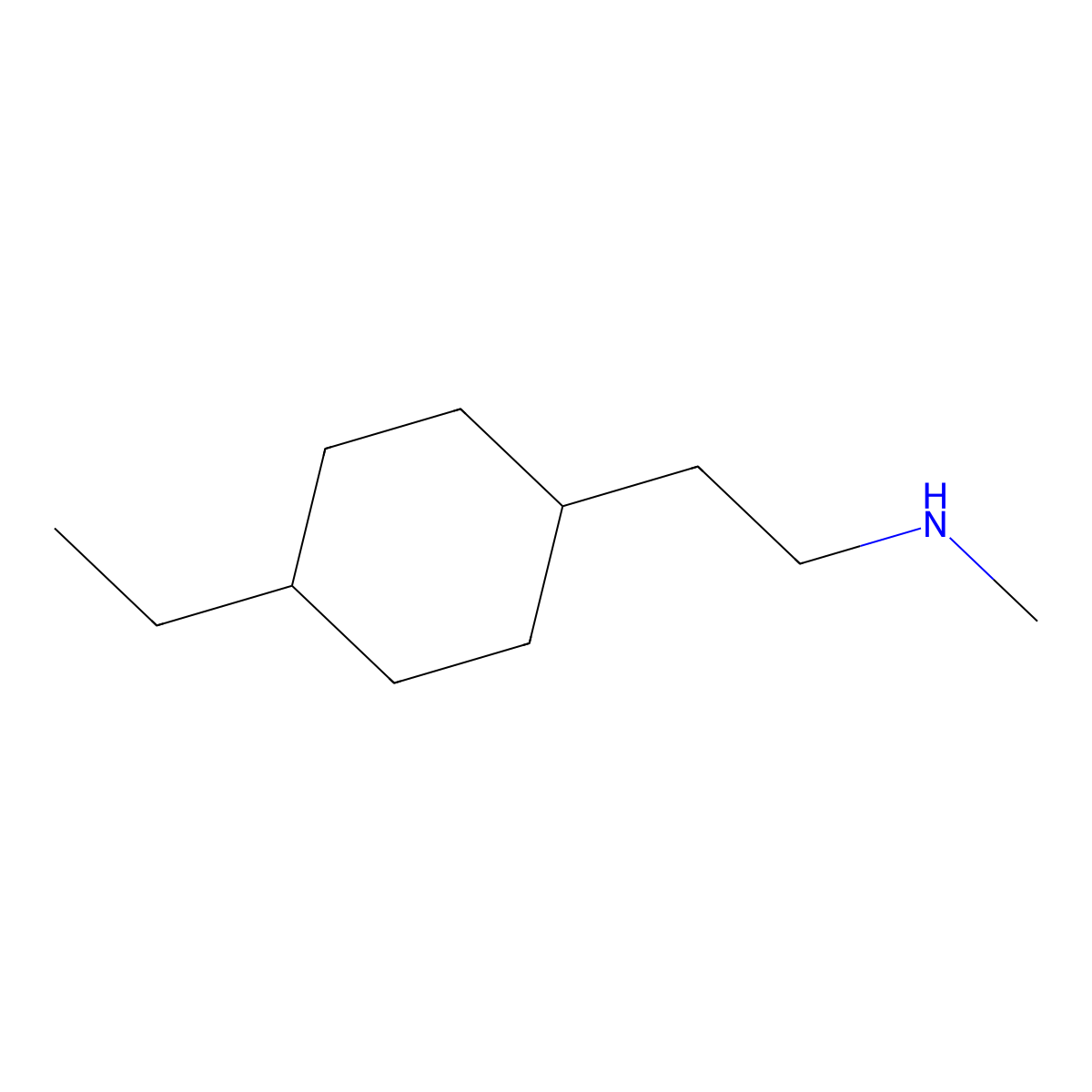 [2-(4-Ethylcyclohexyl)ethyl](methyl)amine molecular structure, CAS 1344331-96-9