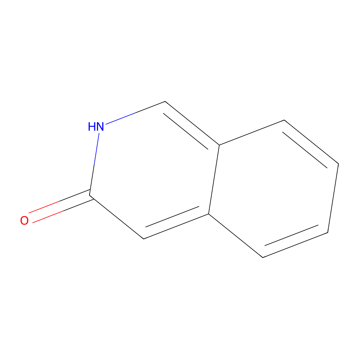 3-Hydroxyisoquinoline molecular structure, CAS 134434-31-4