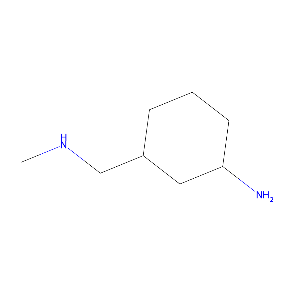 3-[(Methylamino)methyl]cyclohexan-1-amine molecular structure, CAS 1344348-41-9