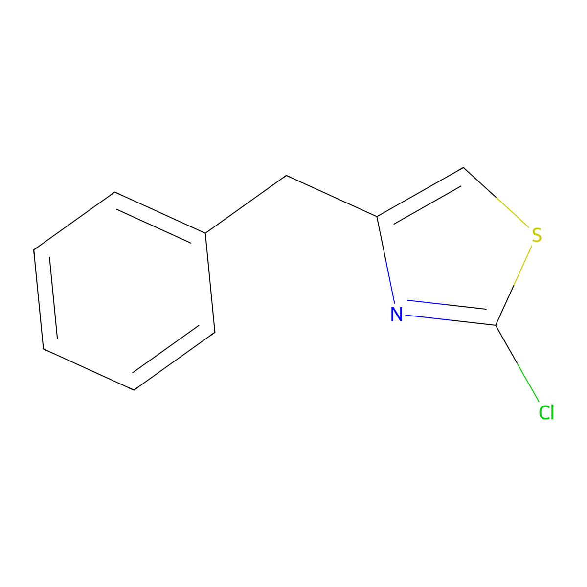 4-Benzyl-2-chloro-1,3-thiazole molecular structure, CAS 1344352-94-8