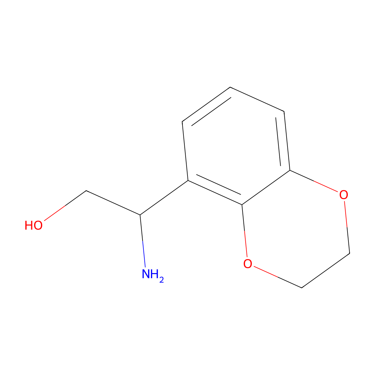 (2s)-2-Amino-2-(2,3-dihydro-1,4-benzodioxin-5-yl)ethan-1-ol molecular structure, CAS 1344400-72-1