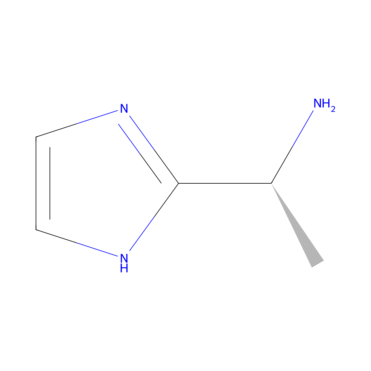 (1R)-1-(1H-imidazol-2-yl)ethan-1-amine molecular structure, CAS 1344505-51-6