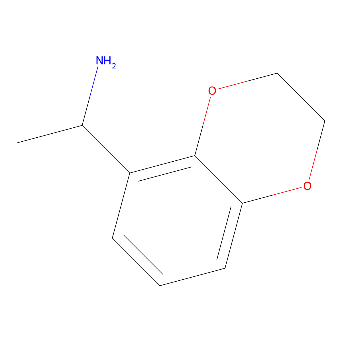 (1s)-1-(2,3-Dihydro-1,4-benzodioxin-5-yl)ethan-1-amine molecular structure, CAS 1344543-86-7