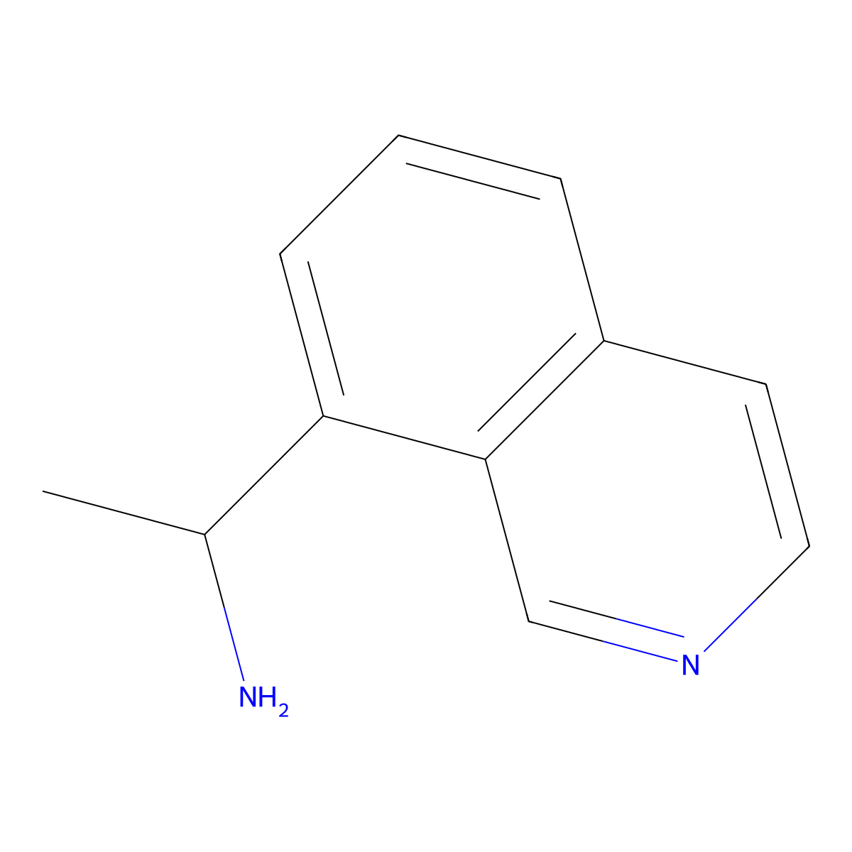 (S)-1-(Isoquinolin-8-YL)ethanamine molecular structure, CAS 1344594-30-4