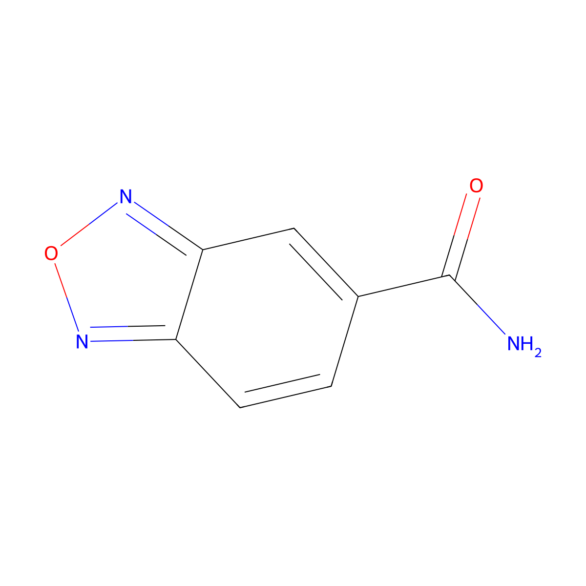 Benzo[c][1,2,5]oxadiazole-5-carboxamide molecular structure, CAS 1344682-47-8