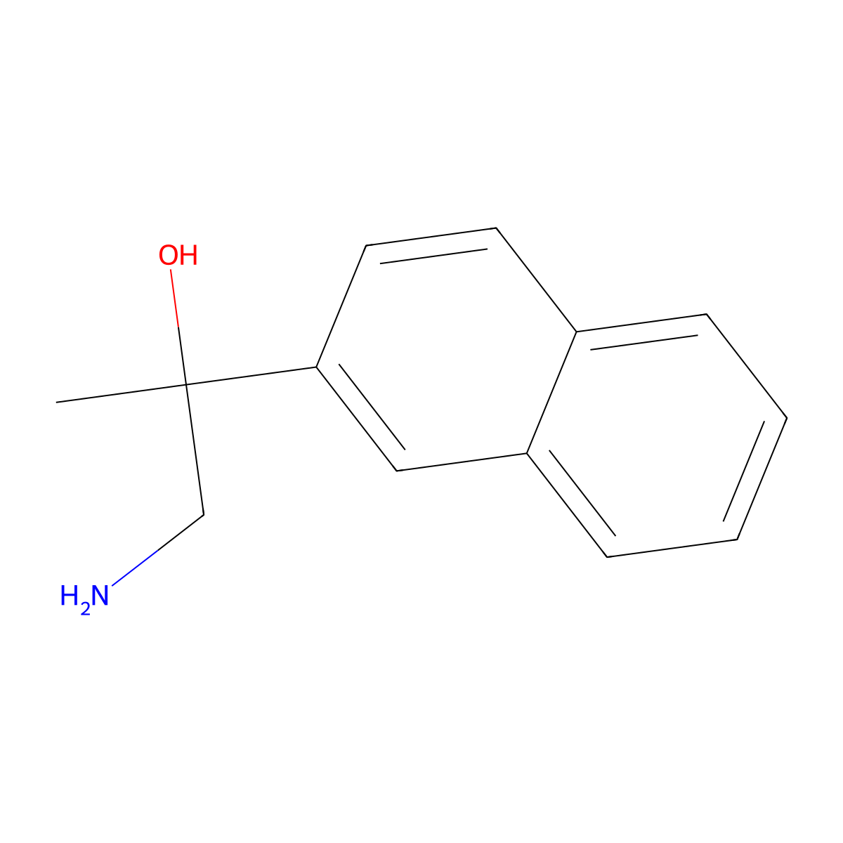 1-Amino-2-(2-naphthyl)propan-2-ol molecular structure, CAS 1344687-40-6