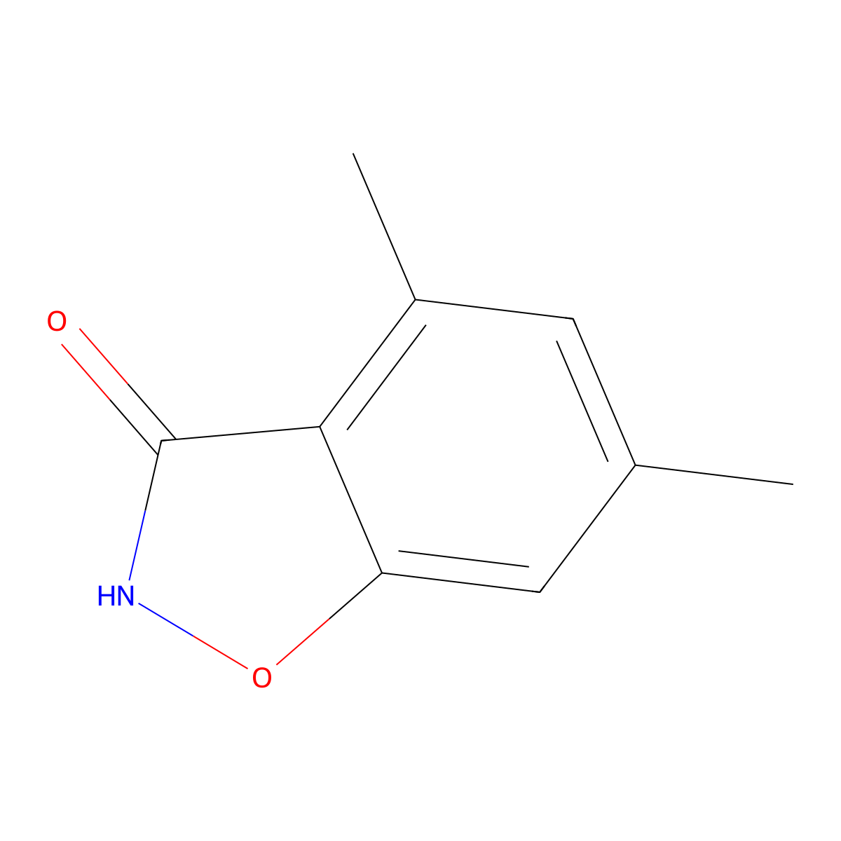 4,6-Dimethylbenzo[d]isoxazol-3-ol molecular structure, CAS 1344688-38-5