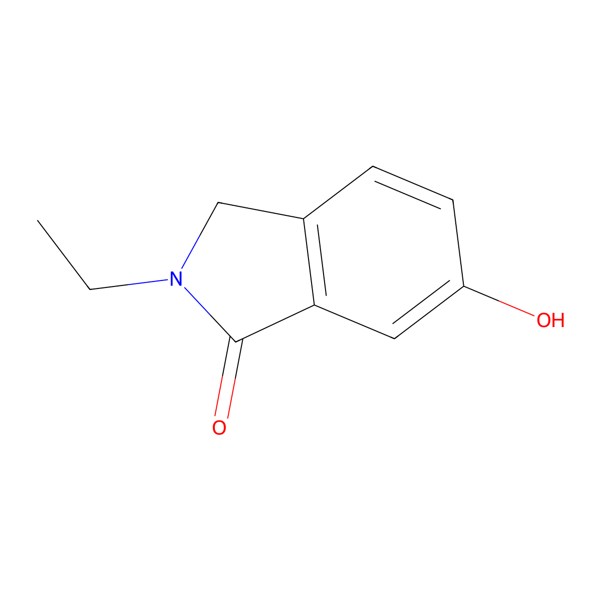 2-Ethyl-6-hydroxyisoindolin-1-one molecular structure, CAS 1344692-07-4