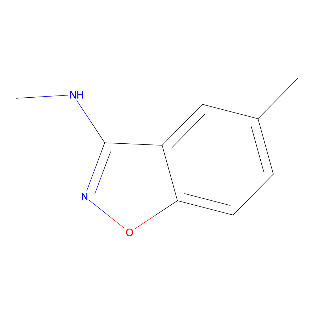 N,5-Dimethylbenzo[d]isoxazol-3-amine molecular structure, CAS 1344702-27-7