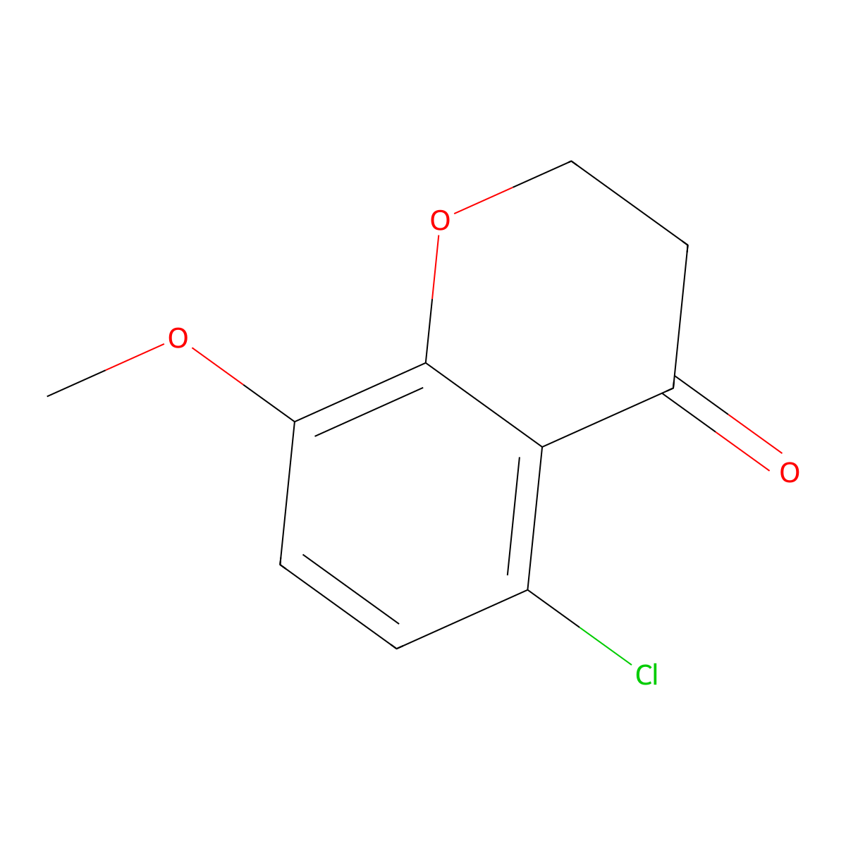 5-Chloro-8-methoxychroman-4-one molecular structure, CAS 1344718-57-5