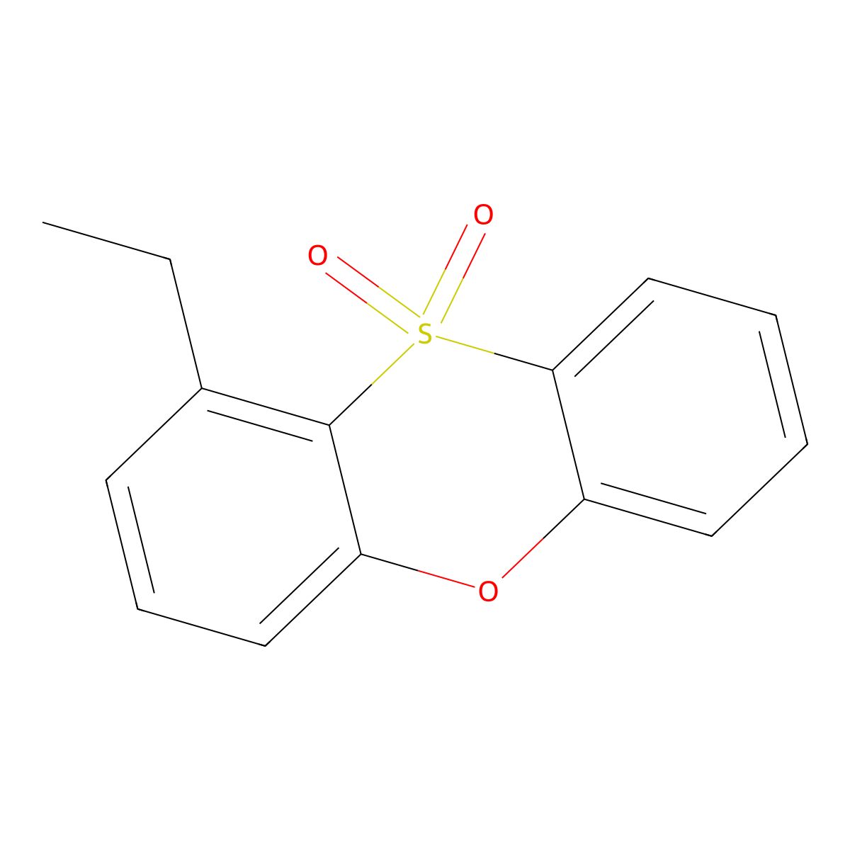 1-Ethylphenoxathiin 10,10-dioxide molecular structure, CAS 134476-36-1