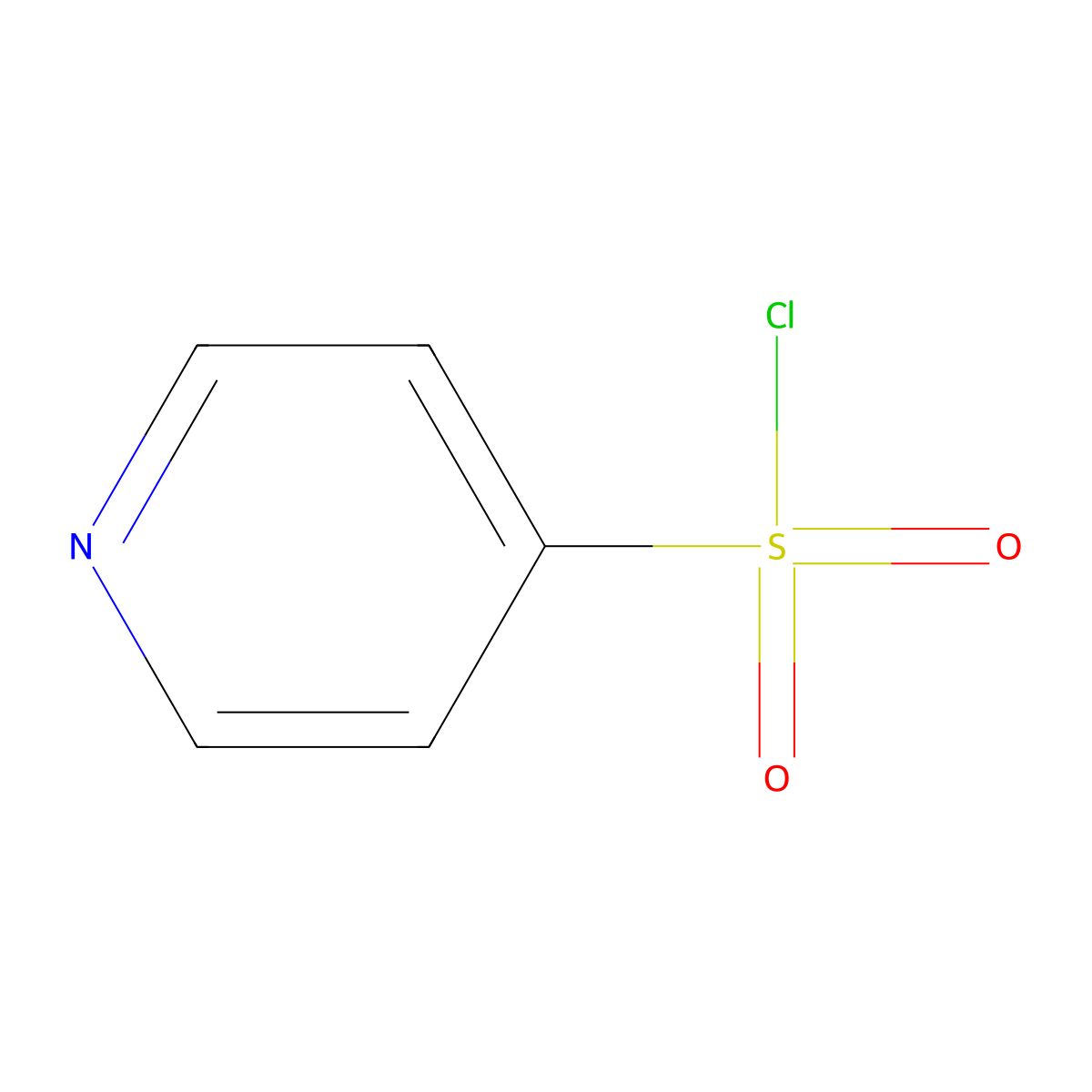 Pyridine-4-sulfonyl Chloride molecular structure, CAS 134479-04-2