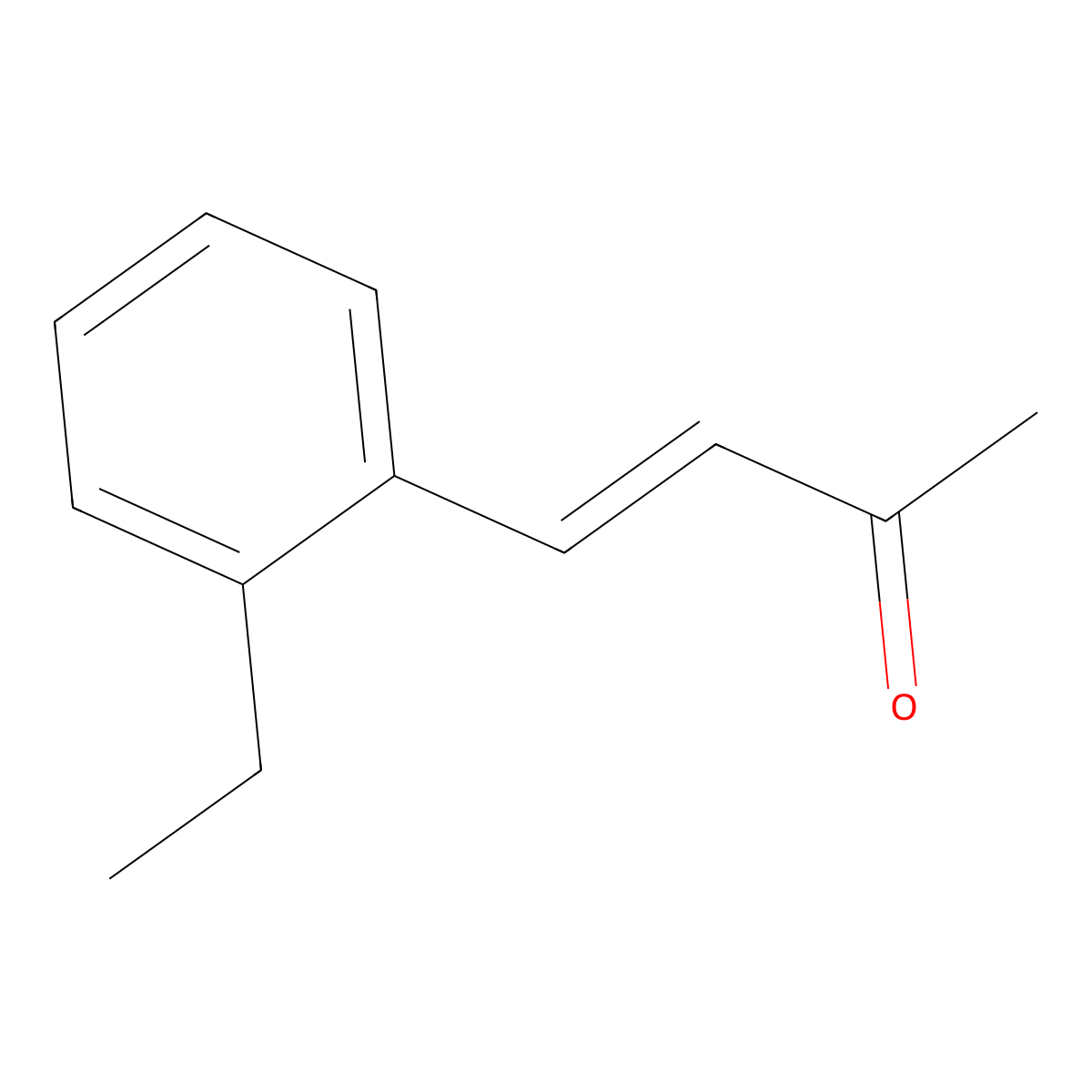 4-(2-Ethylphenyl)but-3-en-2-one molecular structure, CAS 1344813-73-5