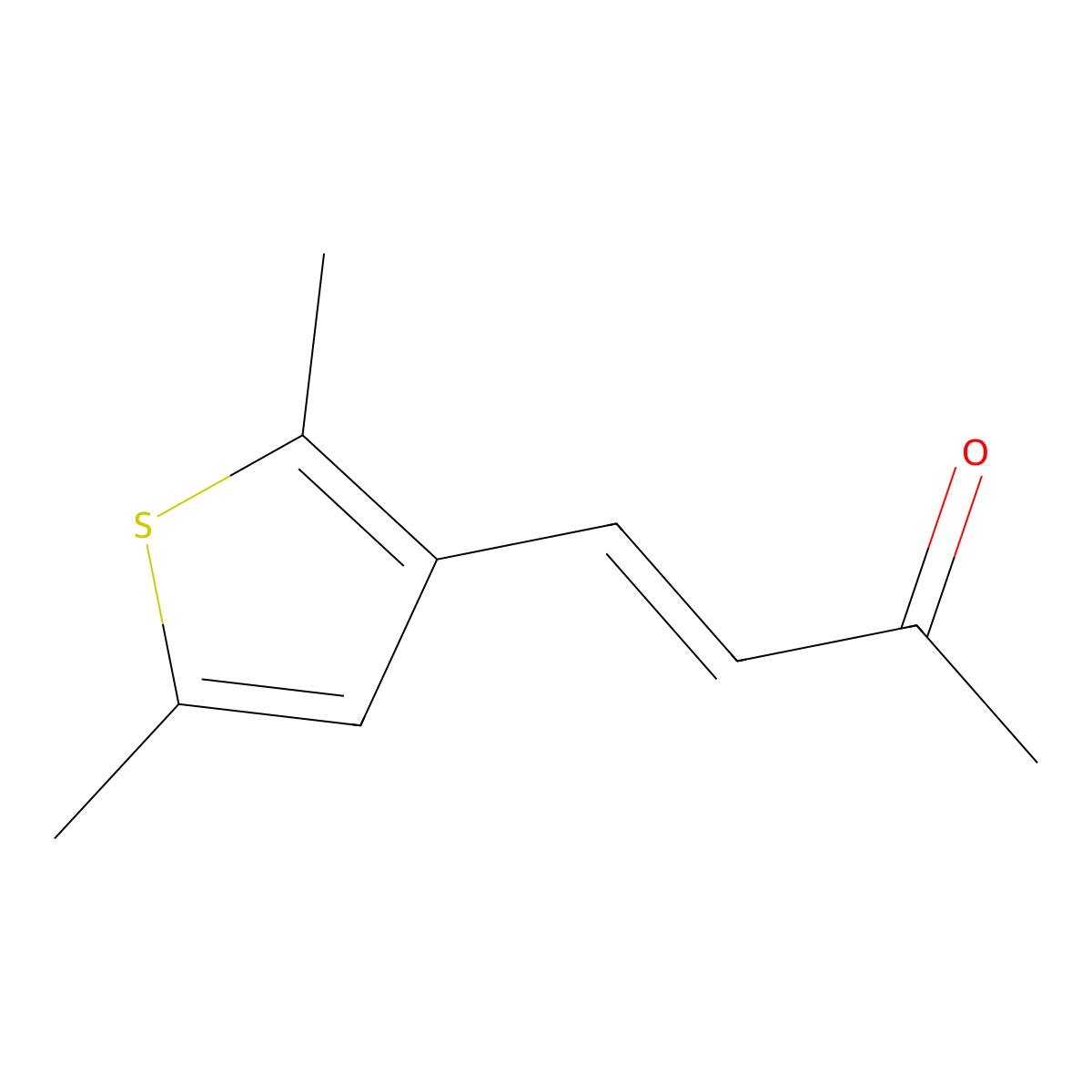 4-(2,5-Dimethylthiophen-3-yl)but-3-en-2-one molecular structure, CAS 1344819-17-5