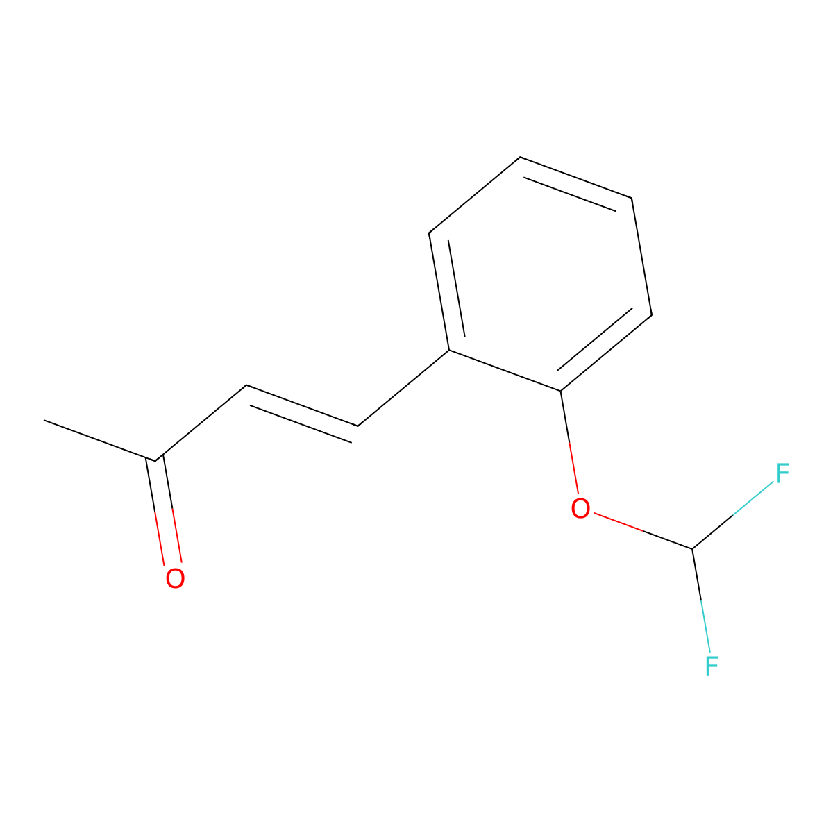 4-[2-(Difluoromethoxy)phenyl]but-3-en-2-one molecular structure, CAS 1344841-29-7