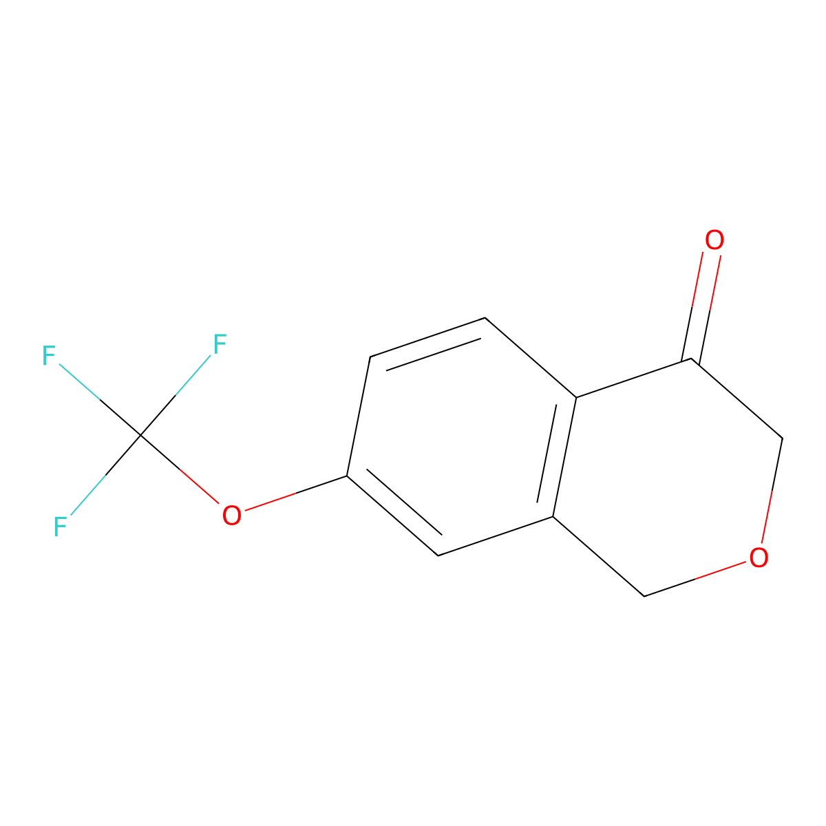 7-(Trifluoromethoxy)isochroman-4-one molecular structure, CAS 1344889-35-5