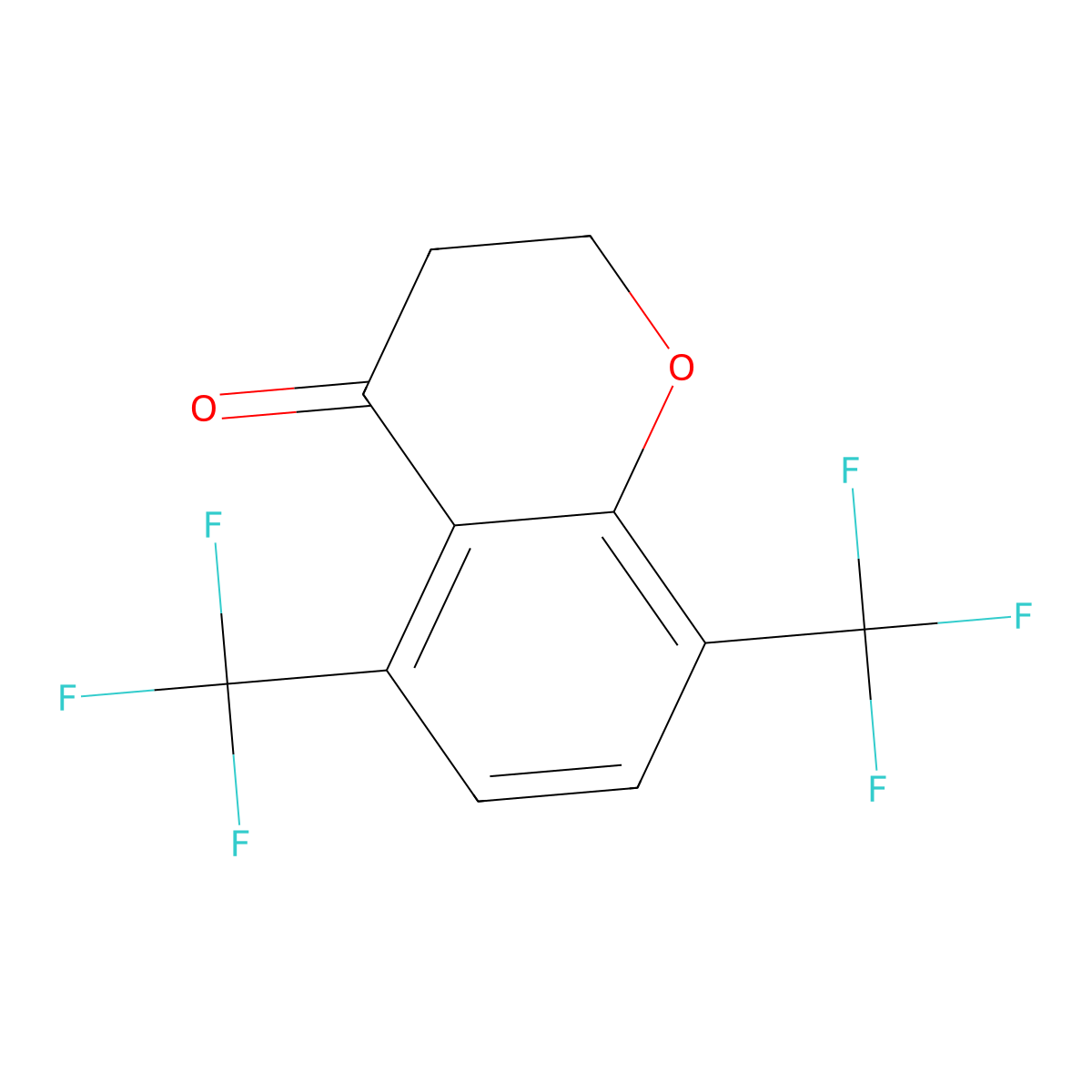 5,8-Bis(trifluoromethyl)chroman-4-one molecular structure, CAS 1344889-85-5
