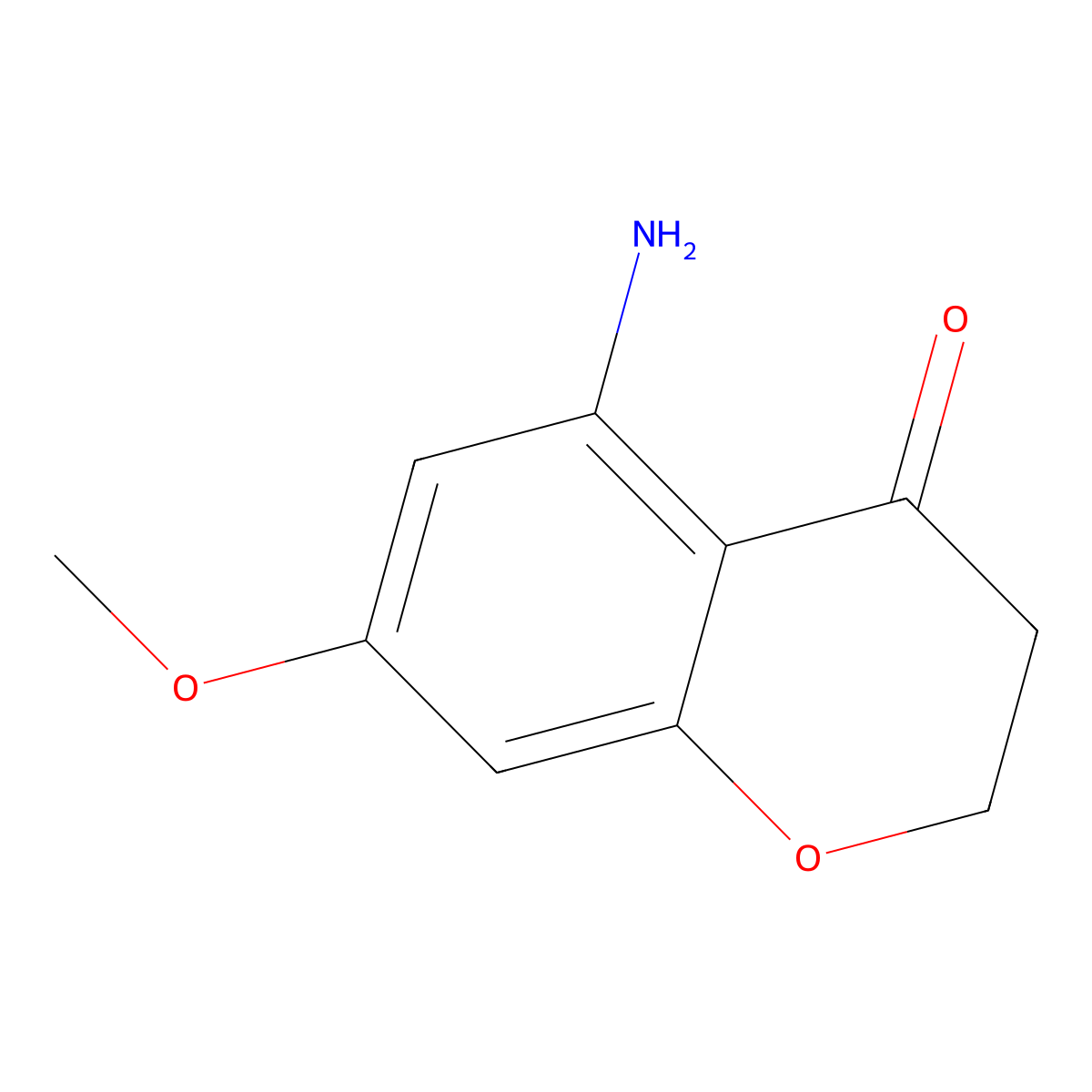 5-Amino-7-methoxychroman-4-one molecular structure, CAS 1344899-19-9