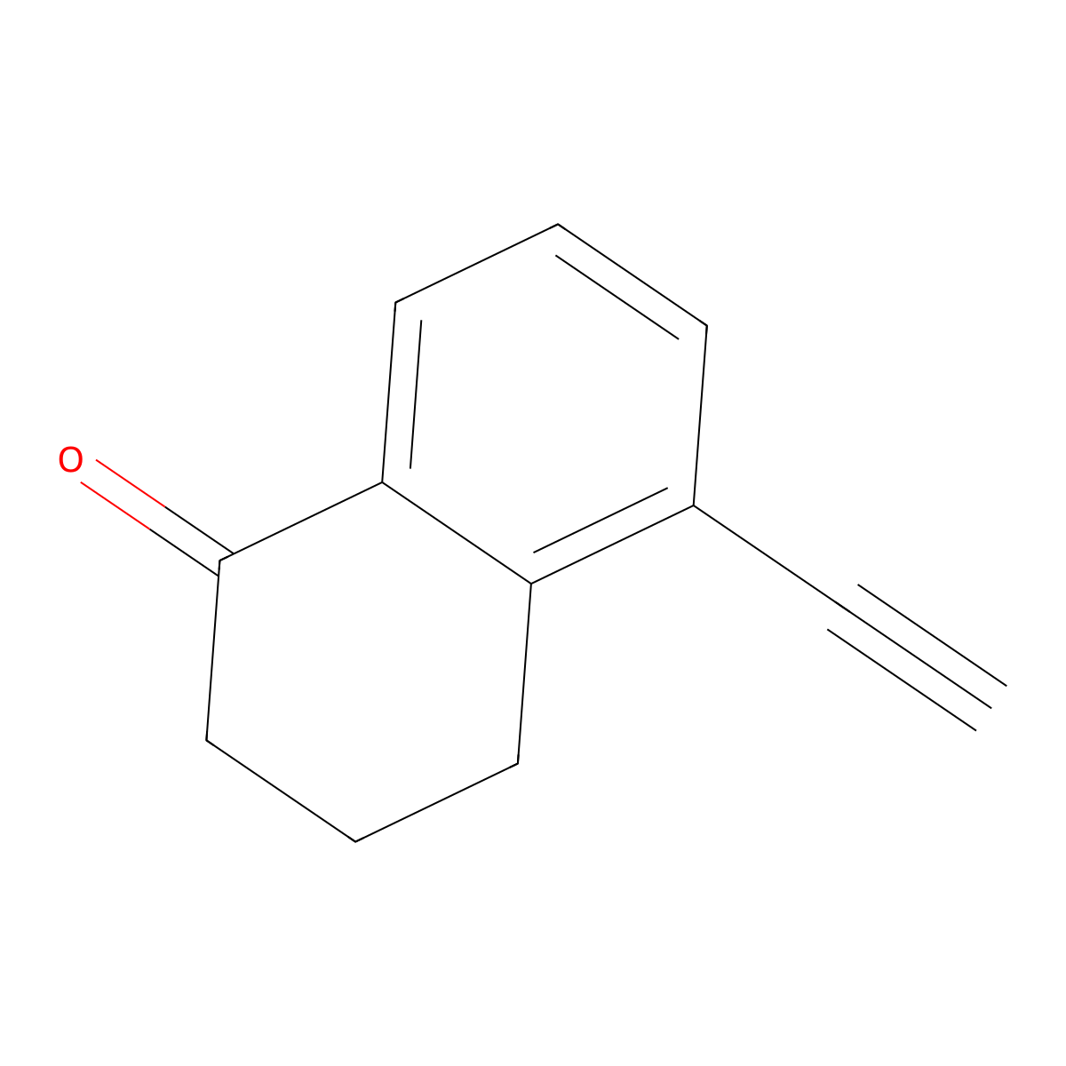 5-Ethynyl-1,2,3,4-tetrahydronaphthalen-1-one molecular structure, CAS 1344899-35-9