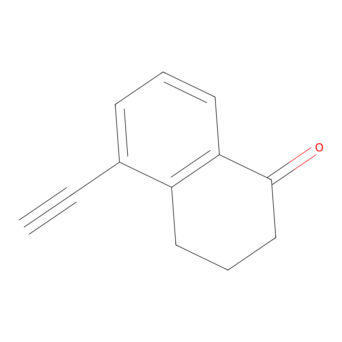 5-Ethynyl-1,2,3,4-tetrahydronaphthalen-1-one molecular structure, CAS 1344899-35-9