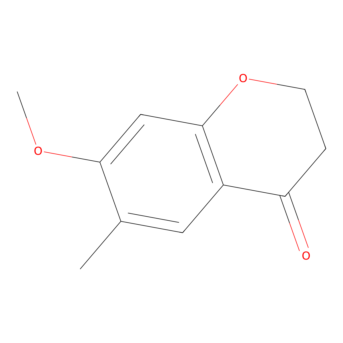 7-Methoxy-6-methylchroman-4-one molecular structure, CAS 1344904-98-8