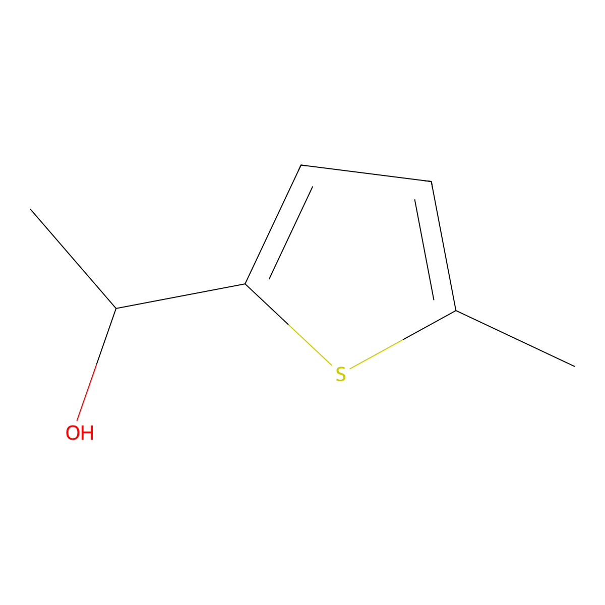 (R)-1-(5-Methylthiophen-2-yl)ethan-1-ol molecular structure, CAS 1344955-52-7