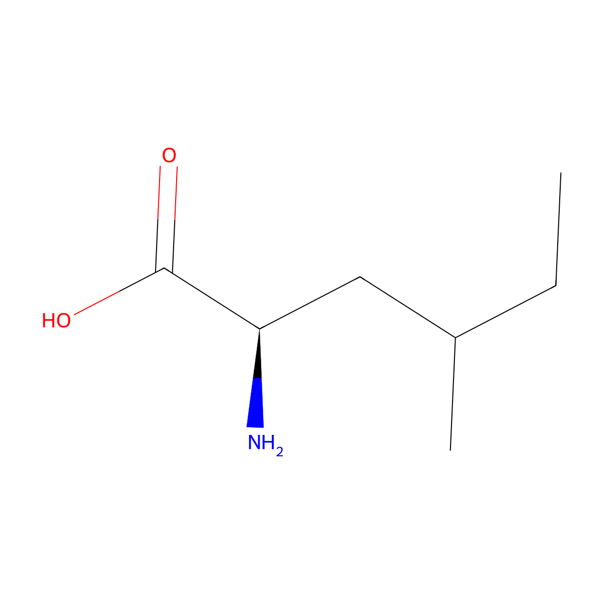 (2R)-2-amino-4-methylhexanoic acid molecular structure, CAS 1344970-55-3