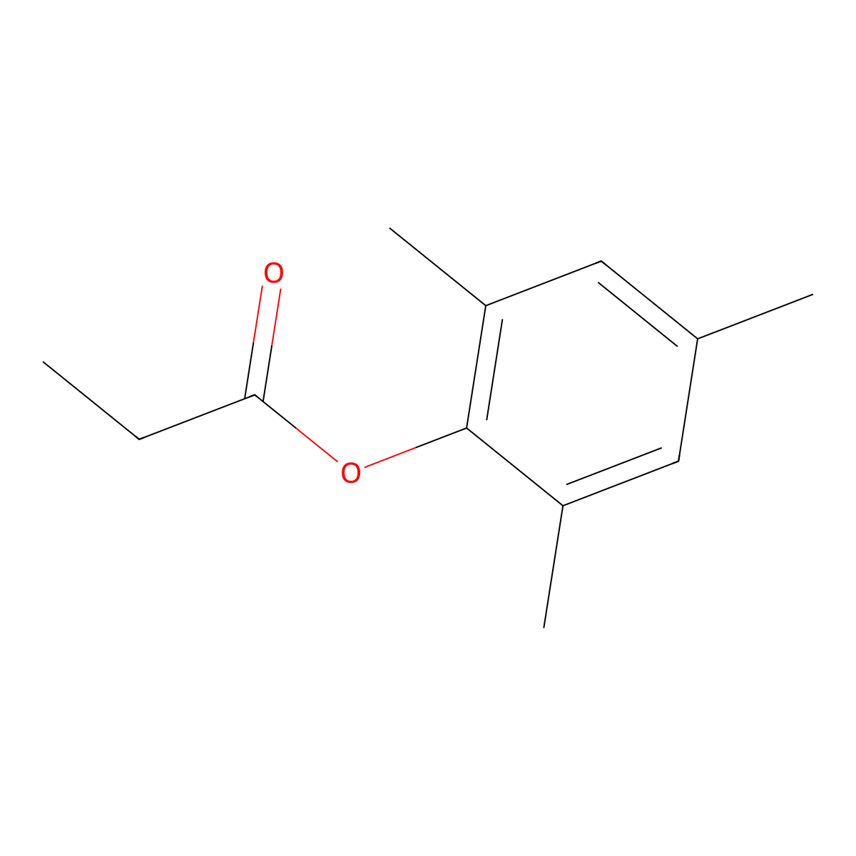 Phenol, 2,4,6-trimethyl-, 1-propanoate molecular structure, CAS 1345000-75-0