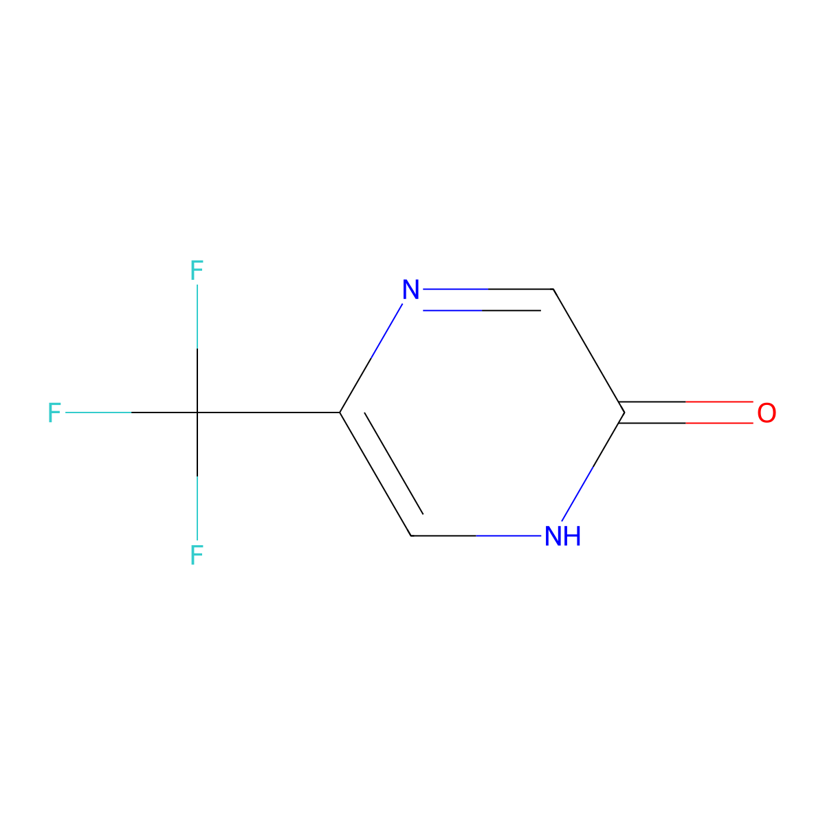 5-(Trifluoromethyl)pyrazin-2-ol molecular structure, CAS 134510-03-5